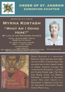 Myrna Kostash Guest Speaker
